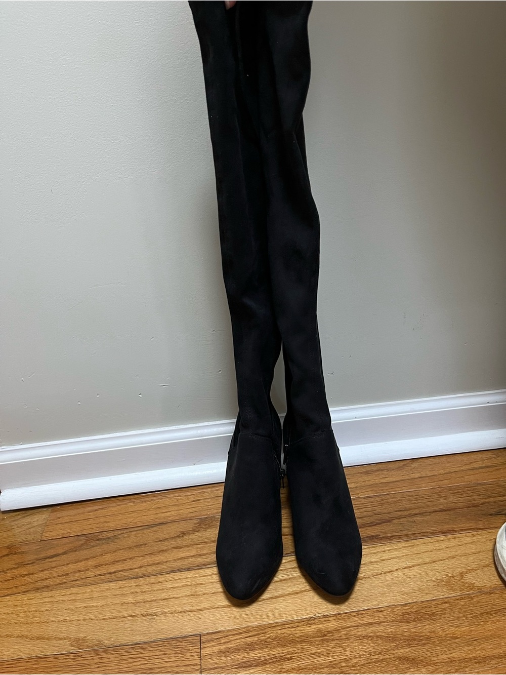 Call it spring Women's Black Over-the-Knee Stretch Boots